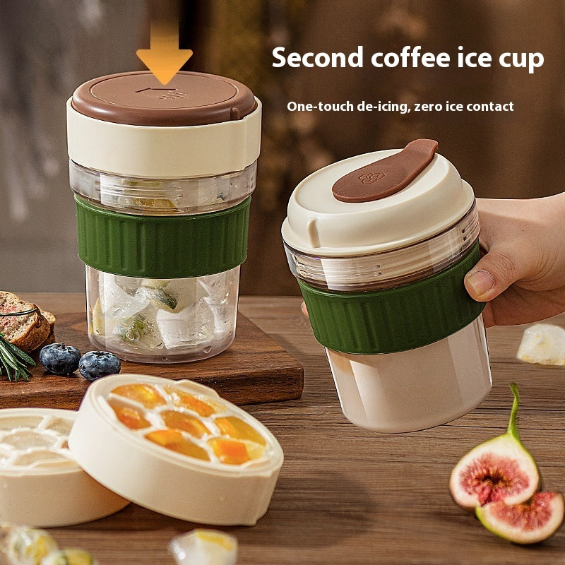 Cold Cup Portable Coffee With Ice Tray