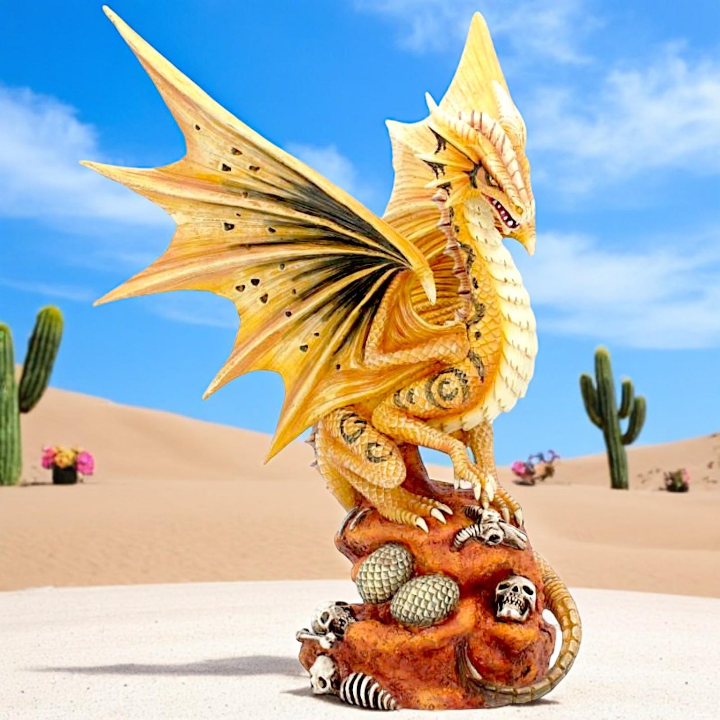 Desert Dragon Anne Stokes Gothic Sculpture  Fantasy Figurine Enchanting Ornament