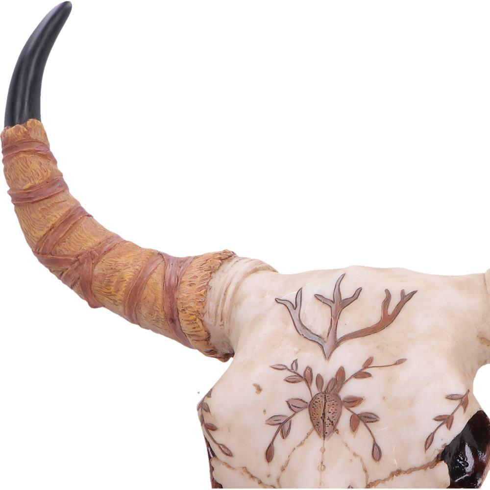 Bison Skull Ornament Western Wall Decor Rustic Boho Sculpture Tribal Display