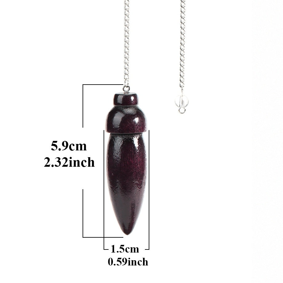 Walnut Material Spirit Pendulum Conical Pendant