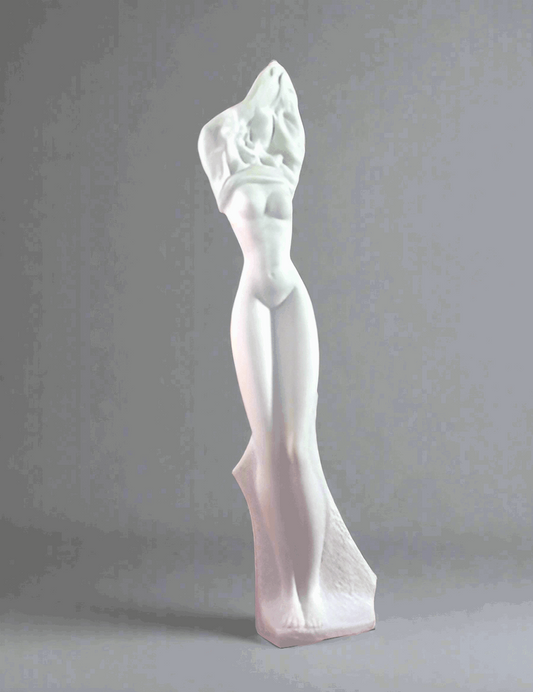 Abstract Nude Female Sculpture – Elegant Home Decor Statue