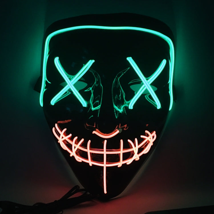 Halloween Festival Party X Face Seam Mouth LED Luminescence Mask