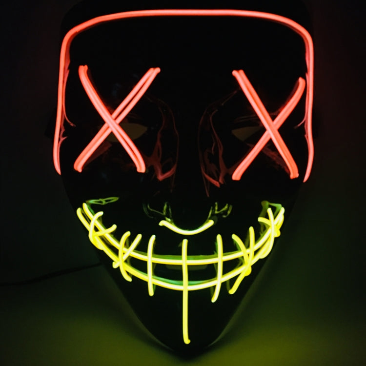 Halloween Festival Party X Face Seam Mouth LED Luminescence Mask