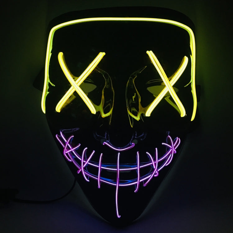 Halloween Festival Party X Face Seam Mouth LED Luminescence Mask
