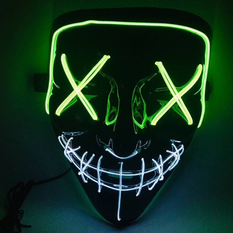 Halloween Festival Party X Face Seam Mouth LED Luminescence Mask