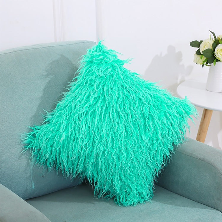 Velvet Long Plush Pillow Cover Popular Square Furry Cover Home Bed Room Decoration Pillowcase, Size: 45 x 45cm