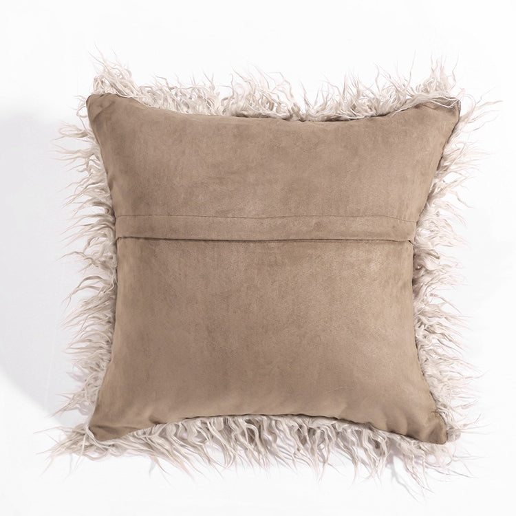 Velvet Long Plush Pillow Cover Popular Square Furry Cover Home Bed Room Decoration Pillowcase, Size: 45 x 45cm