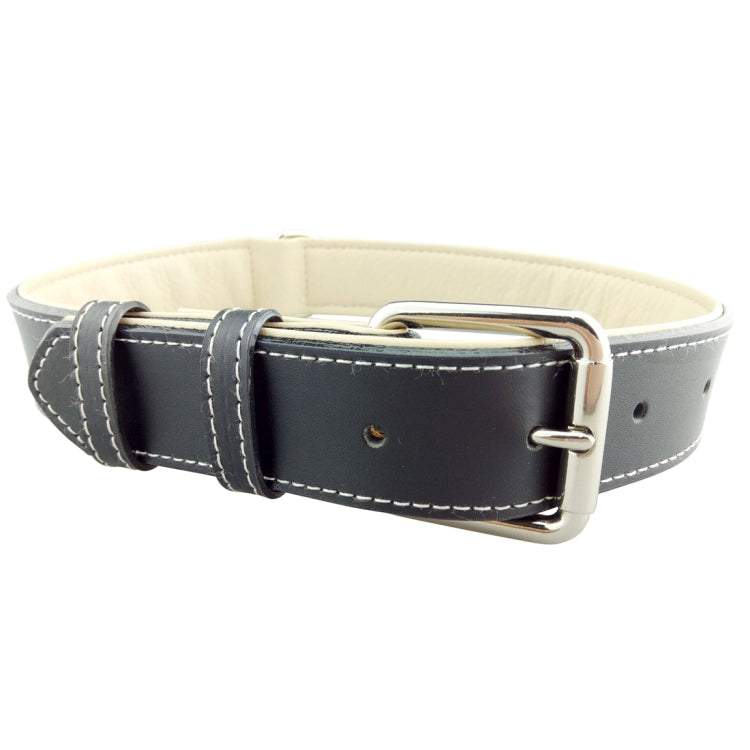 Leather Pet Dog Collar Pet Products Big Dog Collar, Size: L, 2.5 * 51cm, Size: L