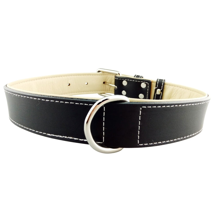 Leather Pet Dog Collar Pet Products Big Dog Collar, Size: L, 2.5 * 51cm, Size: L