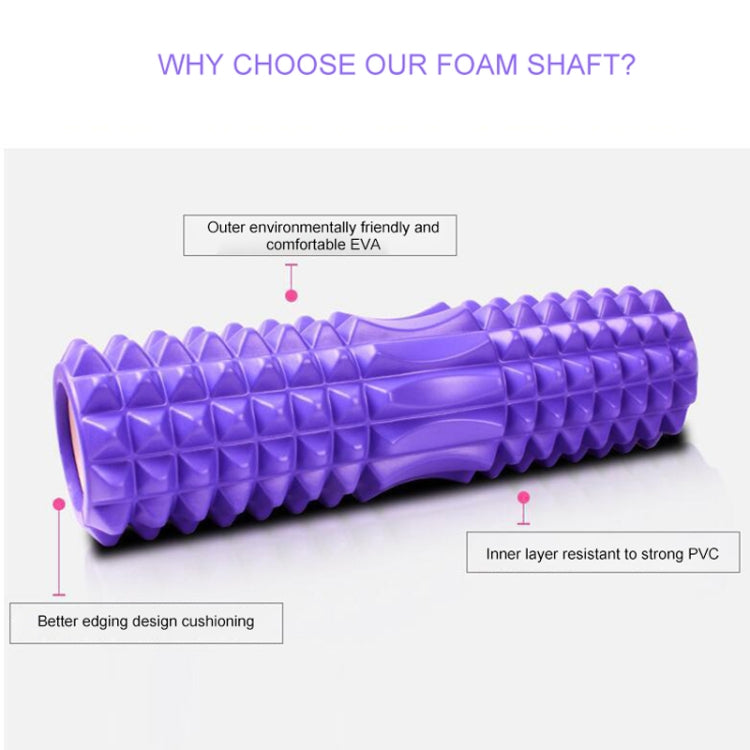 Yoga Pilates Fitness EVA Roller Muscle Relaxation Massage, Size: 45cm x 13cm, 45cm x 13cm