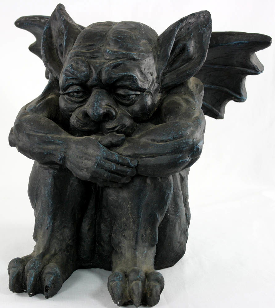 Large Stone Effect Gargoyle Statue