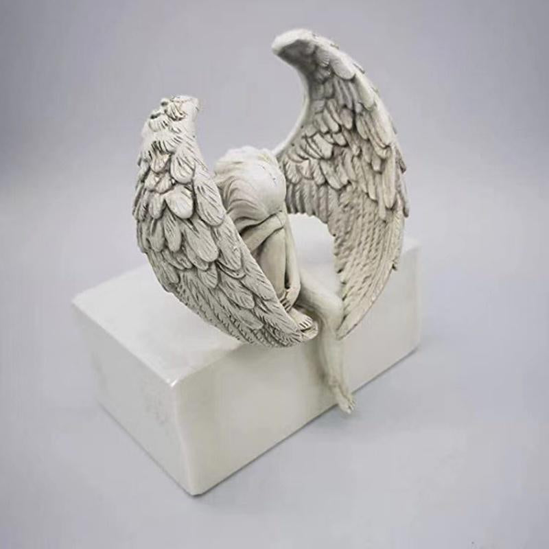 SMALL Creative Sculpture Decoration Redemption Angel Statue Jewelry Redemption Statuette Religious Garden Home Decoration