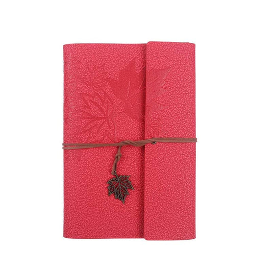 PU Maple Retro Straps Handbook Loose-leaf Notebook, A7, A6
