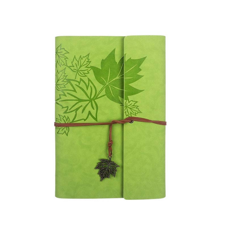 PU Maple Retro Straps Handbook Loose-leaf Notebook, A5