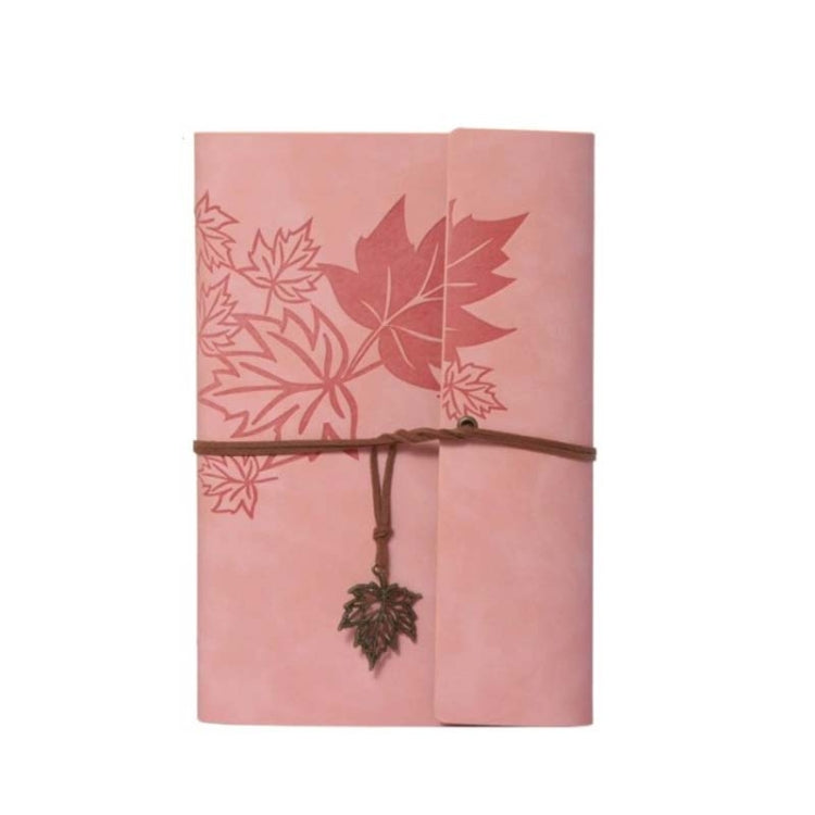 PU Maple Retro Straps Handbook Loose-leaf Notebook, A5