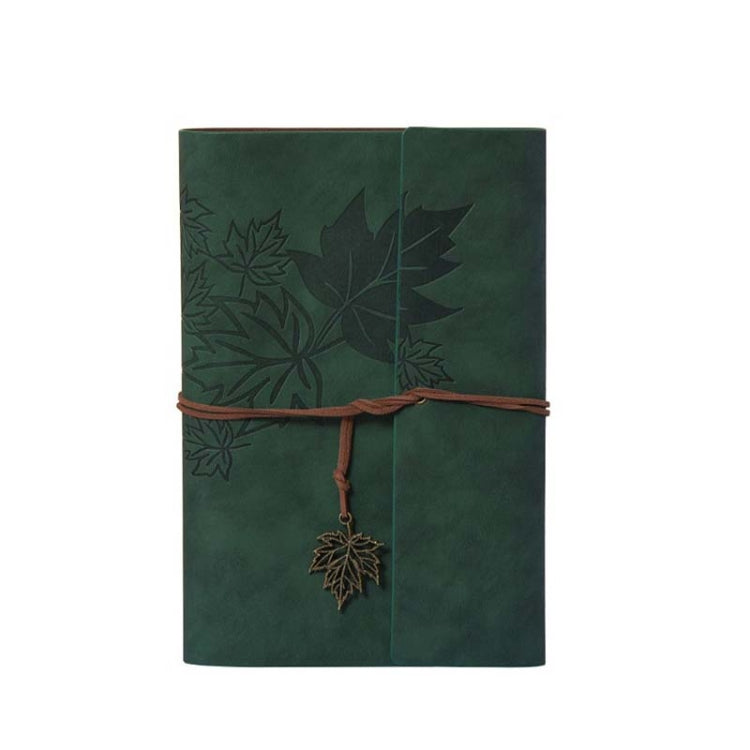 PU Maple Retro Straps Handbook Loose-leaf Notebook, A5