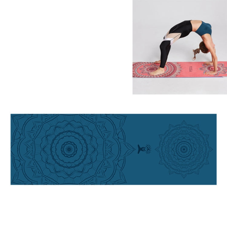 Portable Printed Non-slip Environmental Protection Yoga Mat Drape