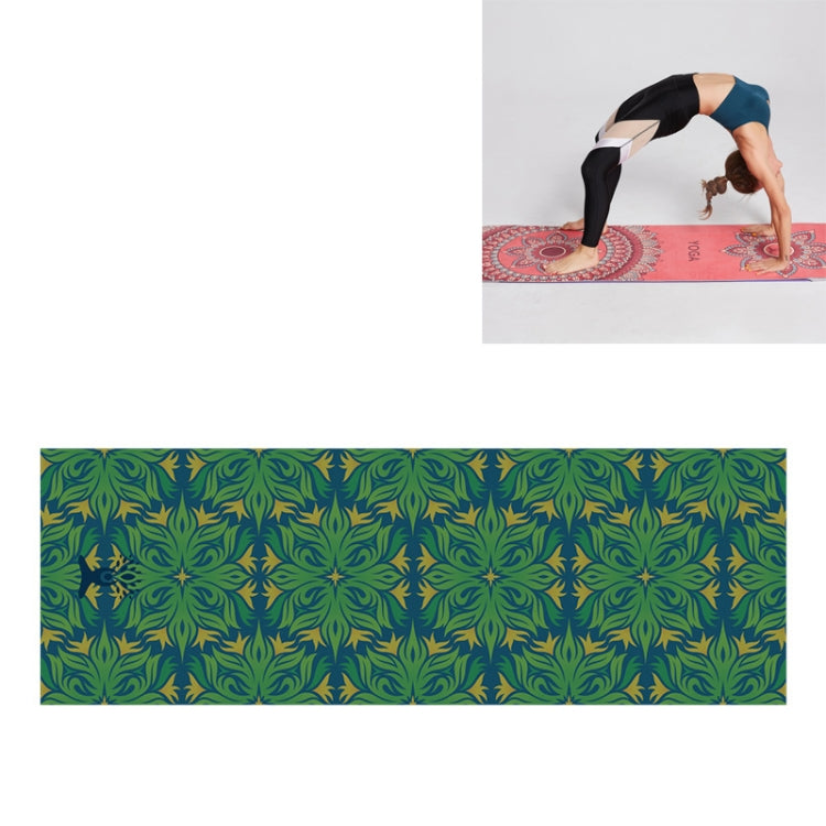 Portable Printed Non-slip Environmental Protection Yoga Mat Drape