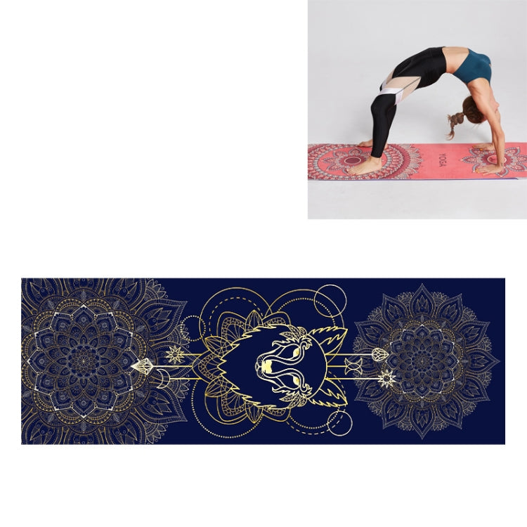 Portable Printed Non-slip Environmental Protection Yoga Mat Drape