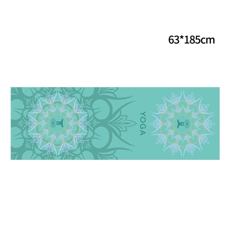 Portable Printed Non-slip Environmental Protection Yoga Mat Drape