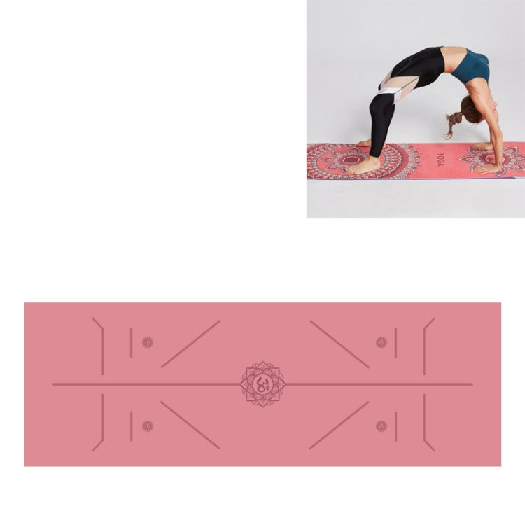 Portable Printed Non-slip Environmental Protection Yoga Mat Drape