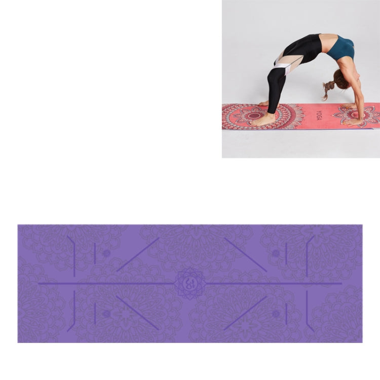 Portable Printed Non-slip Environmental Protection Yoga Mat Drape