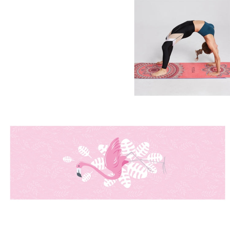 Portable Printed Non-slip Environmental Protection Yoga Mat Drape