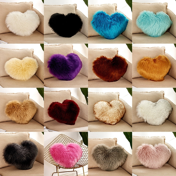 Home Cushion Pillow can be Washed without Core Heart-shaped Pillowcase, 40x50cm