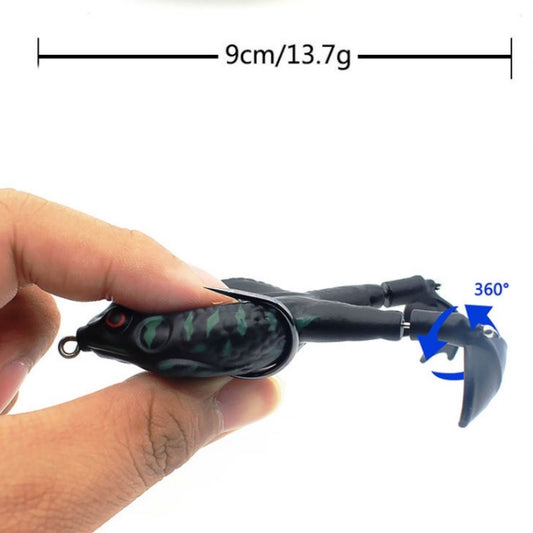 9cm Rotating Legs Thunder Frog Outdoor Fishing Bionic Bait, 9cm