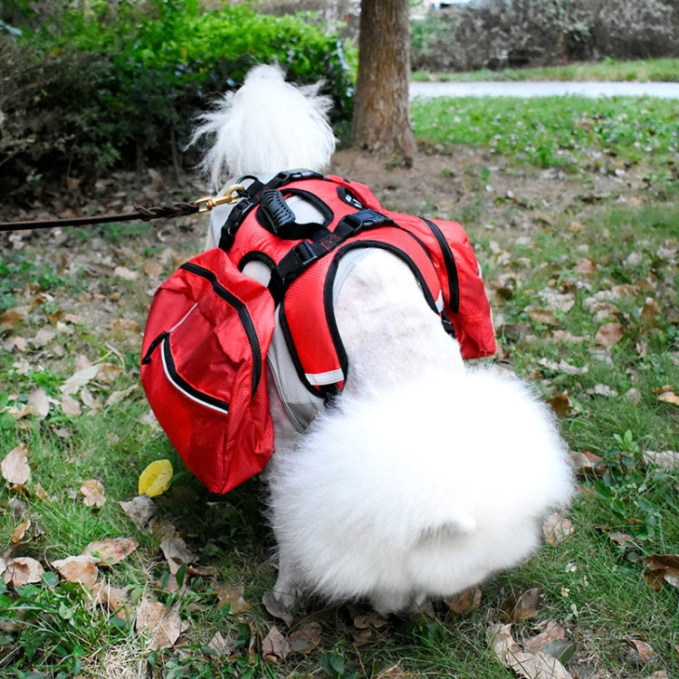 Pet Chest Backpack Multifunctional Outdoor Detachable Backpack For Dogs with Leash, S, L
