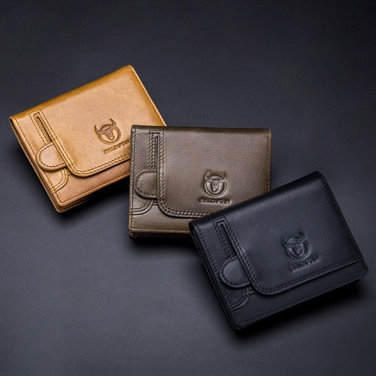 BUFF CAPTAIN 037 First-Layer Cowhide Men Leather Wallet Multi-Function Driver License Coin Purse