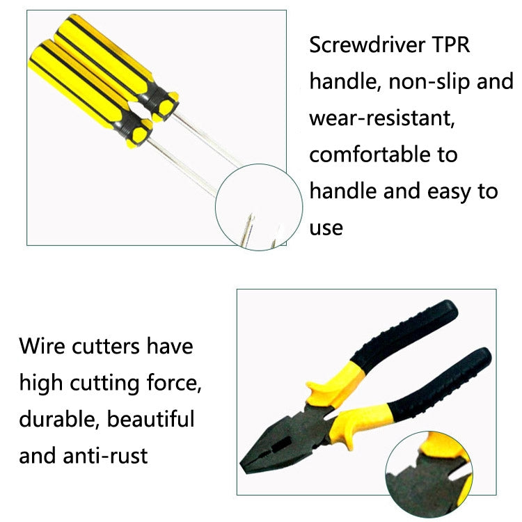 16 In 1 8016G Car Home Hardware Repair Tool Set, 16 In 1