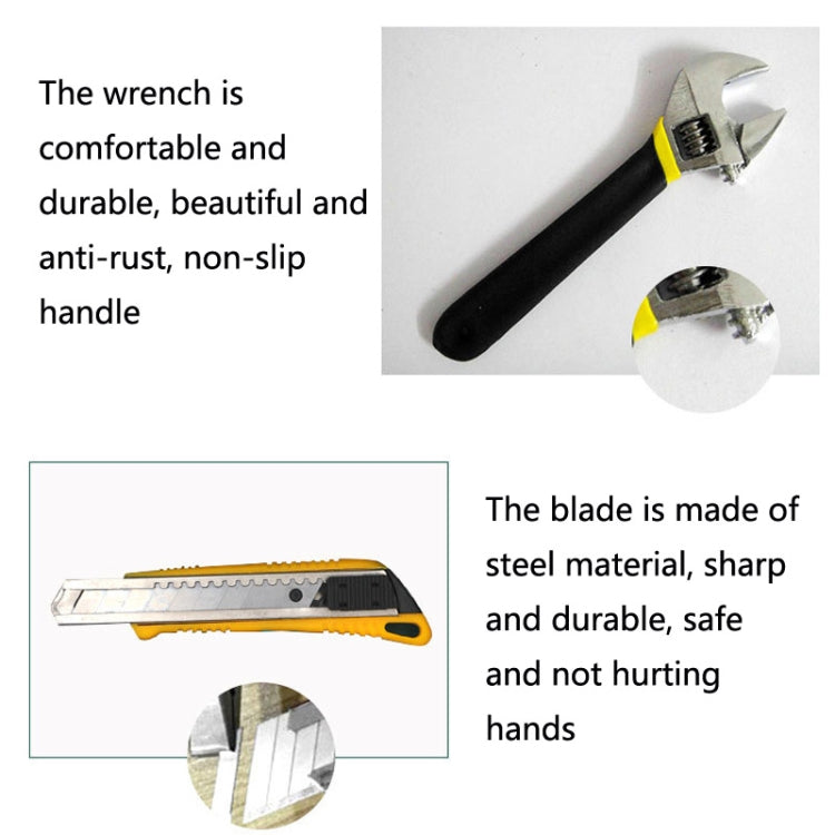 12 In 1 Car Home Dual-Use Hardware Combination Tool Set, Style:, 12 In 1 8012G-1, 12 In 1 8012-1