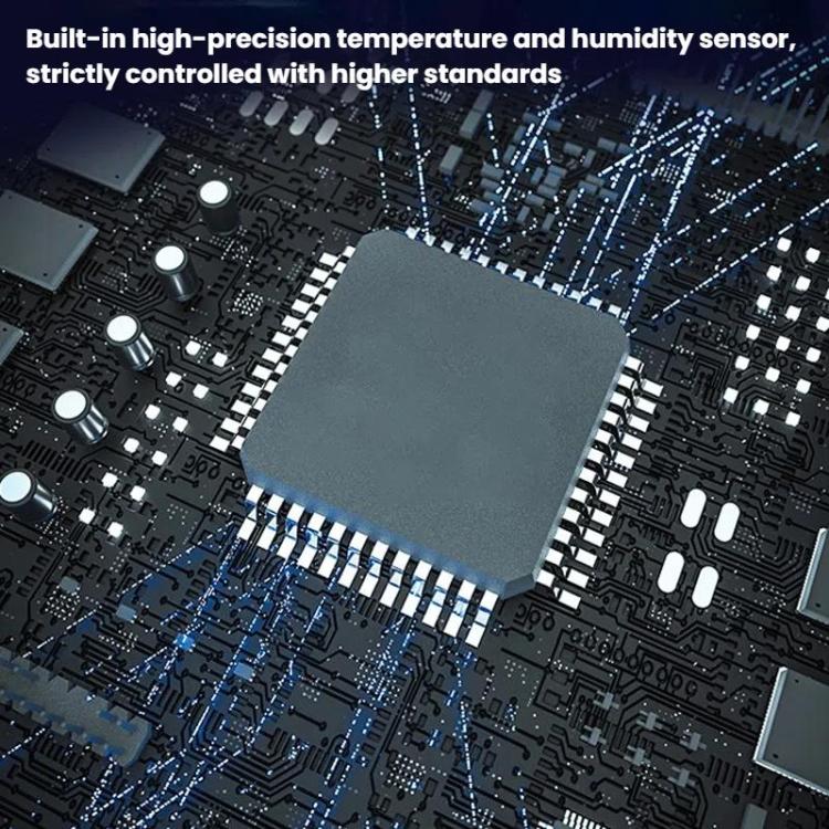 Temperature And Humidity Measuring Baby Room Temperature Meter, Square