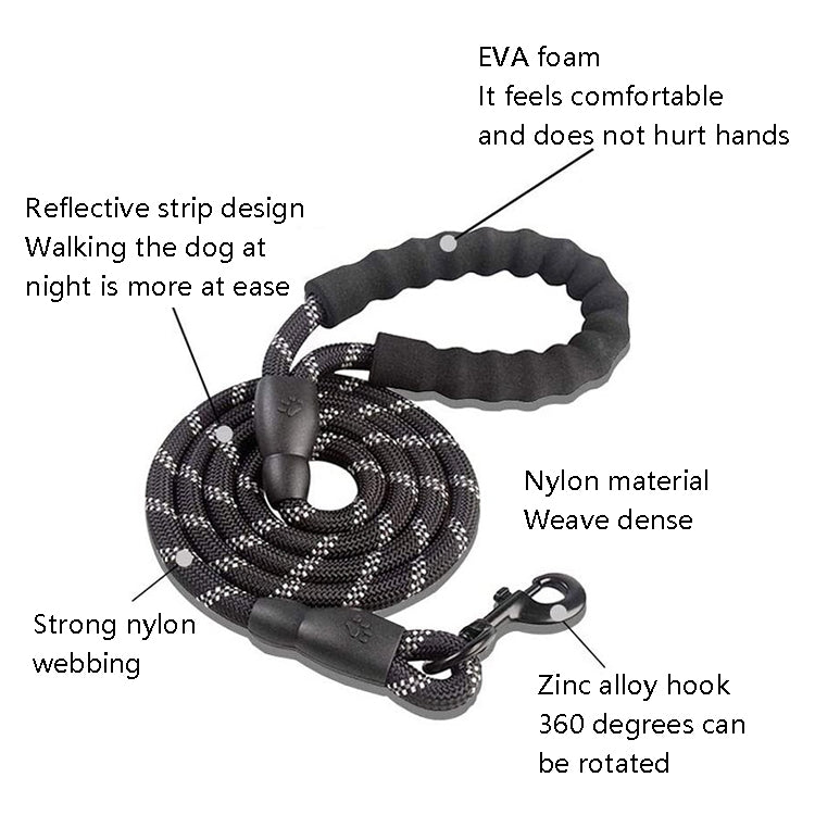 Pet Supplies Reflective Dog Pull Rope, Size: