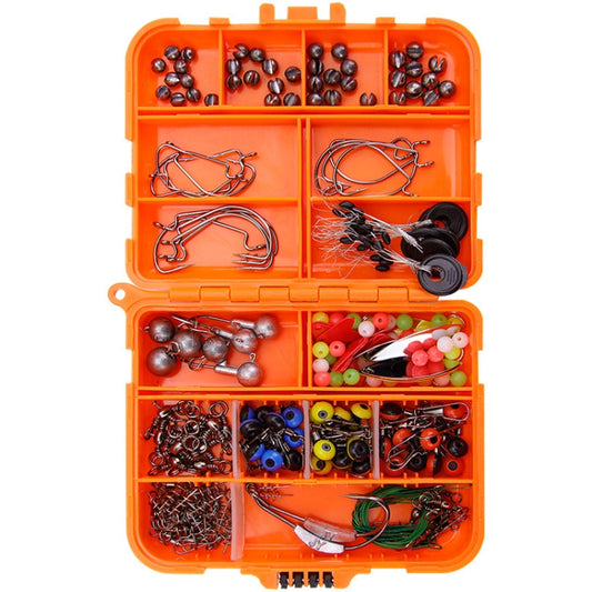 213 PCS / Set Road Squid Hook Accessories Set, 213 PCS / Set (Orange), 213 PCS / Set(Black)