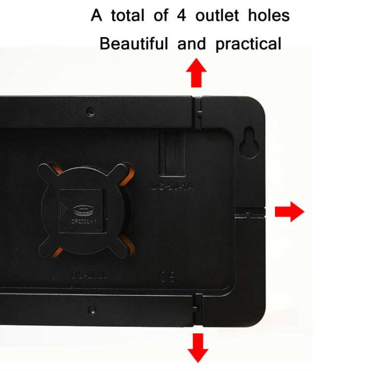 6626 Living Room Wall-Mounted Large Screen Display LED Digital Clock, 16 Inch Orange Temperature, 16 Inch Green Temperature, 16 Inch White Temperature