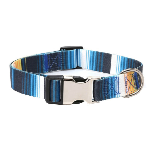 Pet Ethnic Style Polyester Cotton Print Pattern Collar, Size:, XL: 2.5x43-71cm