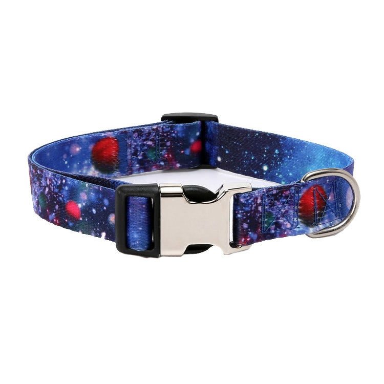 Pet Ethnic Style Polyester Cotton Print Pattern Collar, Size:, XL: 2.5x43-71cm