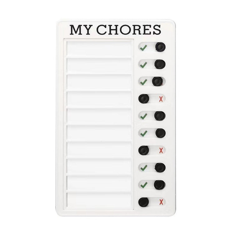 Wall Hanging Checklist Memo Boards Adjustable Checklist Board,Style: Blank Paper Card, My Chores, Blank Paper Card