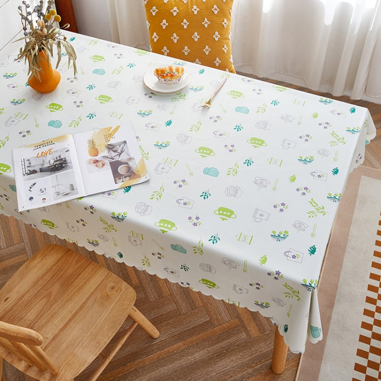 Rural Farm PVC Paper Waterproof Oil Wash Desktop Table Cloth, 80x120cm, 90x135cm, 90x150cm