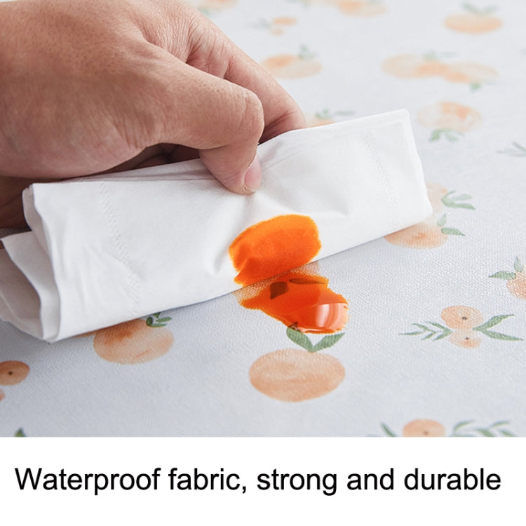 Rural Farm PVC Paper Waterproof Oil Wash Desktop Table Cloth, 80x120cm, 90x135cm, 90x150cm