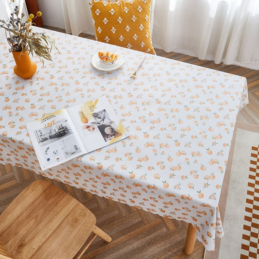 Rural Farm PVC Paper Waterproof Oil Wash Desktop Table Cloth, 120x180cm, 140x140cm