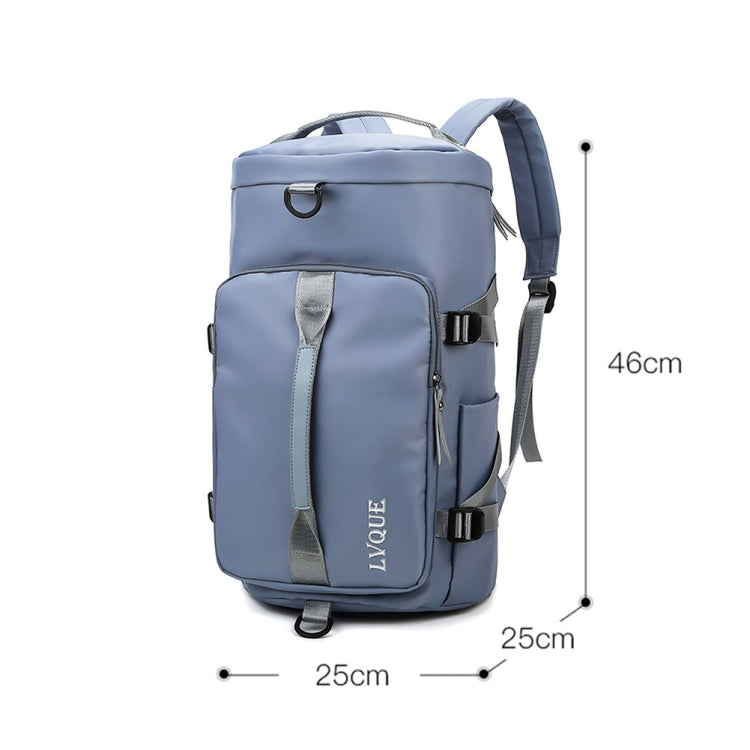 375 Large-capacity Waterproof and Wear-resistant Crossbody Travel Backpack, Black, Fog Blue, Sky Blue, Taro Purple, Charming Purple, Cherry Pink, Light Pink, Jelly Green