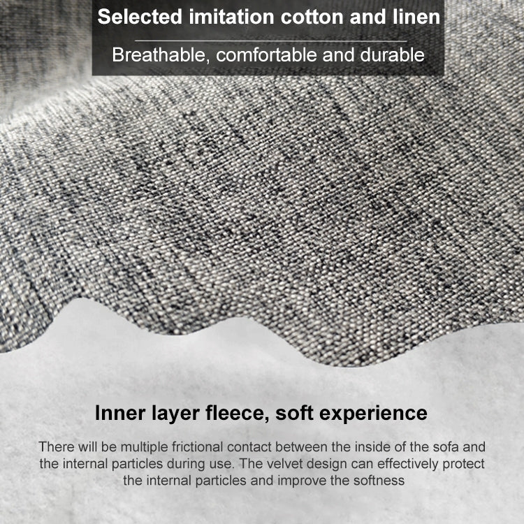 Lazy Sofa Bean Bag Chair Fabric Cover, Large