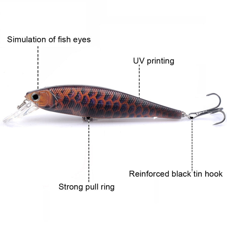 G51P 11.8cm/13.5g Lure Floating Mino Fake Bait, G51P 7, G51P 8, G51P 1, G51P 2, G51P 3, G51P 4, G51P 5, G51P 6