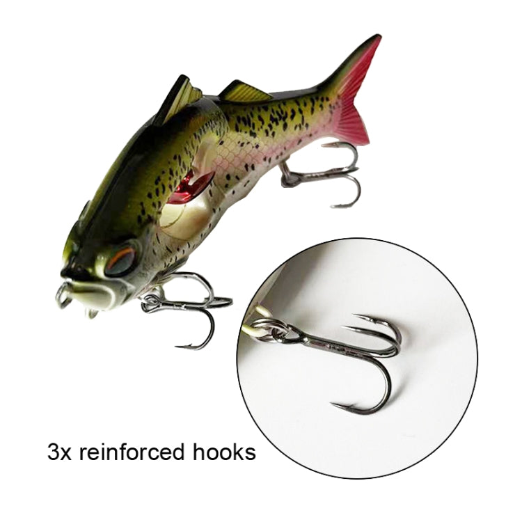 Long Casting Slow Sinking Spinning Multi-section Sea Fishing Freshwater Lures, 10g/8.5cm, 23g/11.5cm