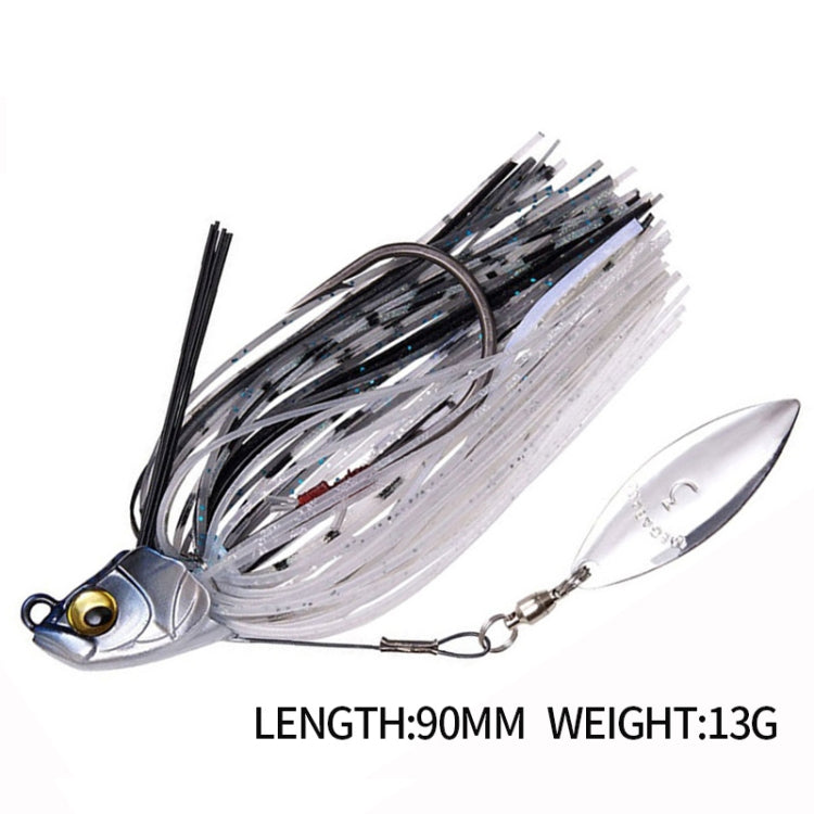 Lures Fake Bait Hubs Rotating Composite Sequins Noise Freshwater Sea Fishing Warped  Mouth Catfish Bait, 90mm E, 90mm F, 90mm G, 90mm A, 90mm B, 90mm C, 90mm D