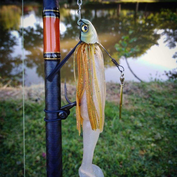 Lures Fake Bait Hubs Rotating Composite Sequins Noise Freshwater Sea Fishing Warped  Mouth Catfish Bait, 90mm E, 90mm F, 90mm G, 90mm A, 90mm B, 90mm C, 90mm D