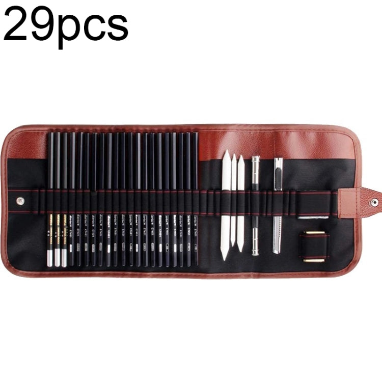 YGSM-30 Sketch Pencil Set Art Sketch Pencil Drawing Tools, Spec:, 21pcs/set, 29pcs/set, 30pcs/set